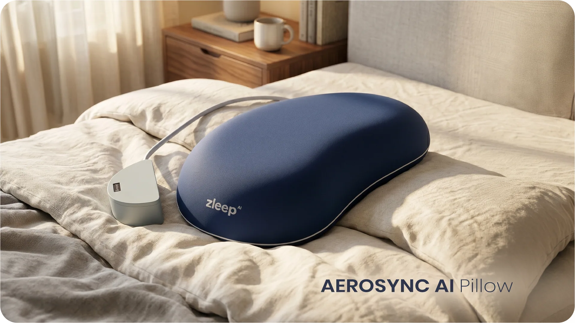 AeroSync Anti-Snore AI Pillow showcase